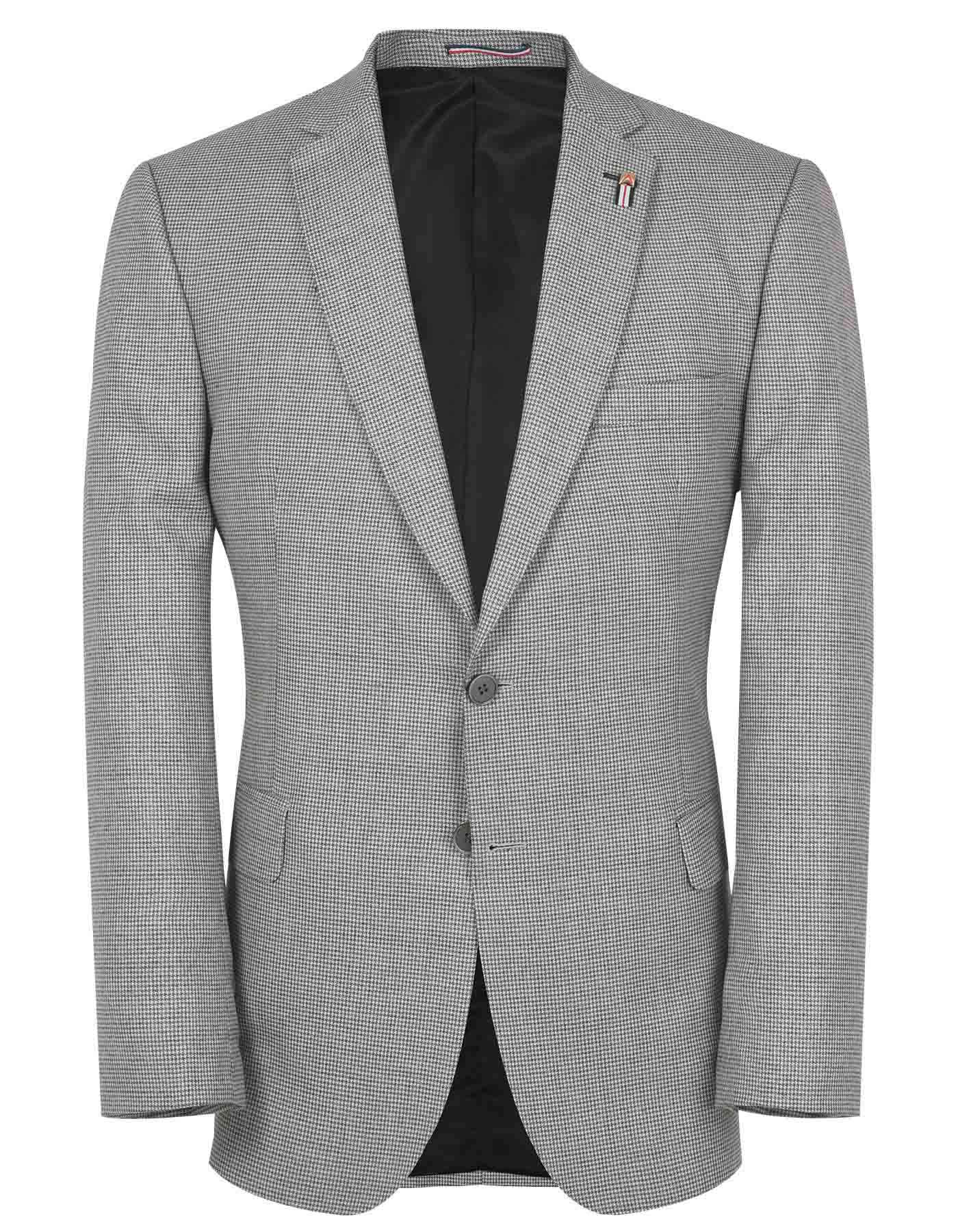Grey Classic Fit Coat